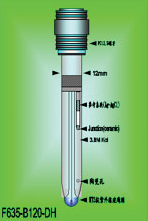  B.J.C.高溫殺菌/高壓/發酵專用酸鹼度電極 - F635